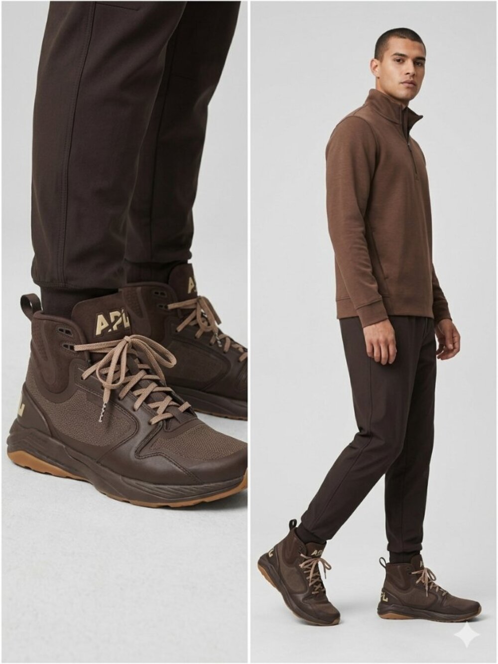 APL TechLoom Defender men’s 9 brown waterproof sneaker boots